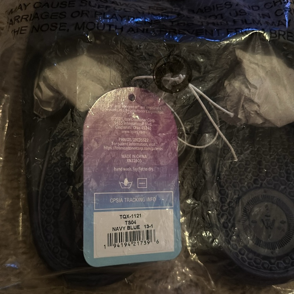 NWT Totes Solbounce, Kid's Everywear Slide Sandals - Picture 5 of 5